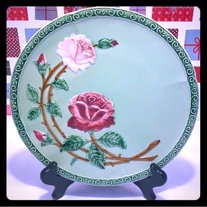 VTG Majolica Ware CICO Decorative Antique Plate